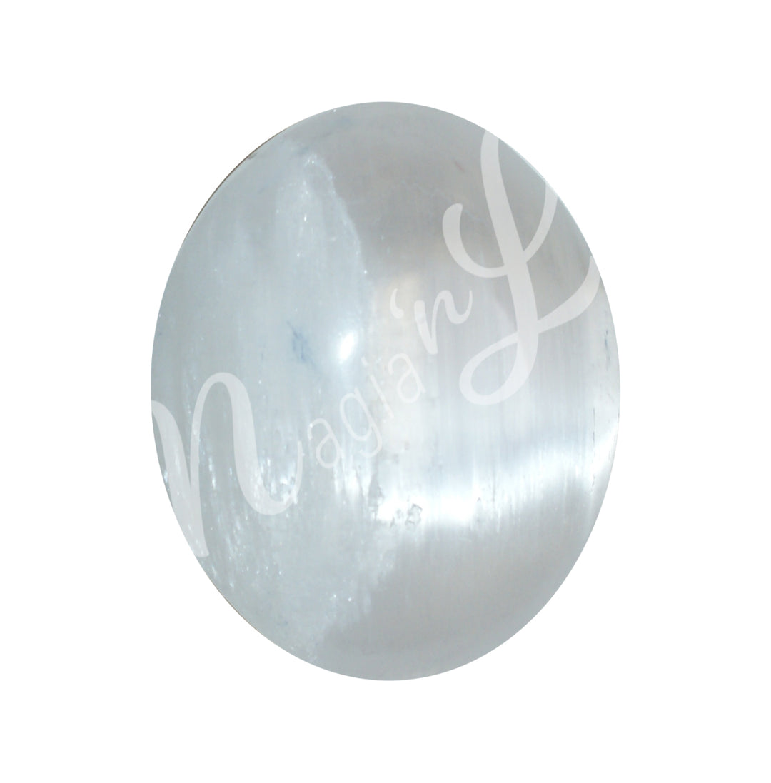 Palm Stone Selenite 2.5″
