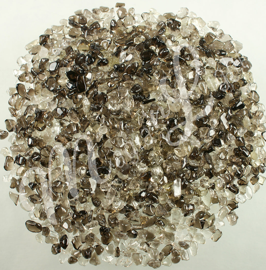 Chips Stones Smoky Quartz (0.2 LB) 4-7 mm