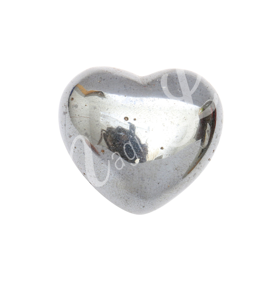 Heart-shaped hematite.