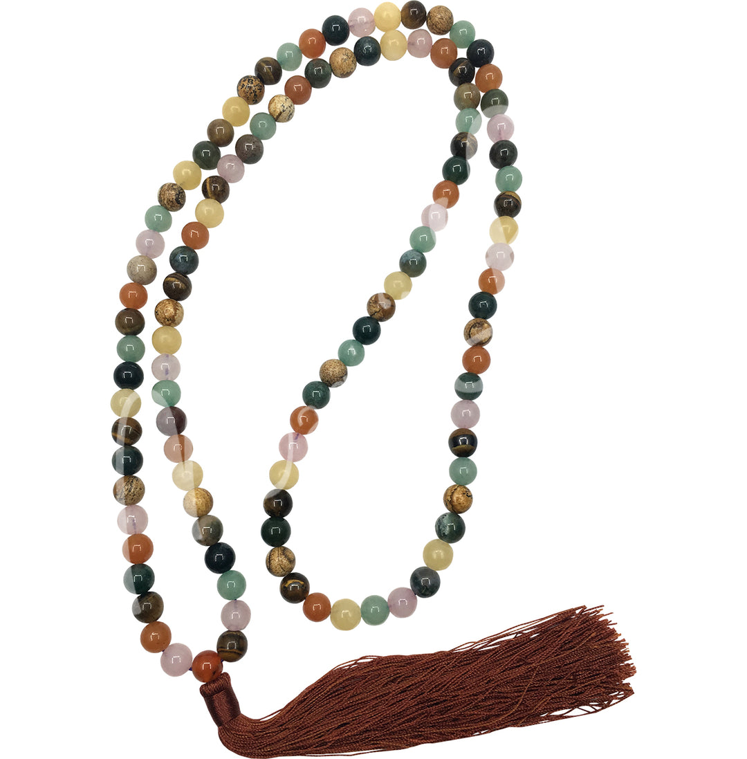 Japamala Mixed Stones 33-37″L