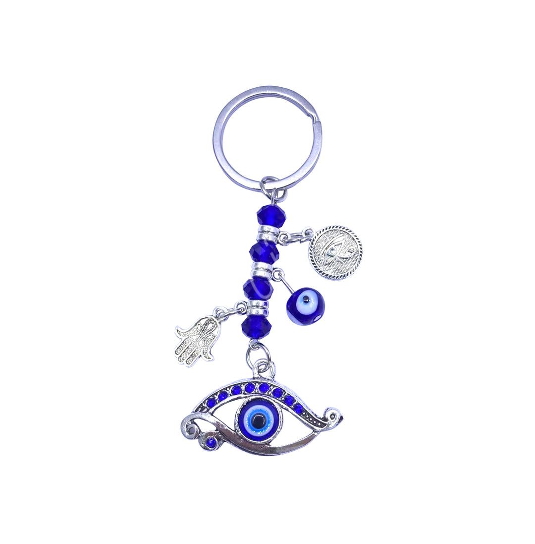 Keychain Evil Eye Protection 4″L