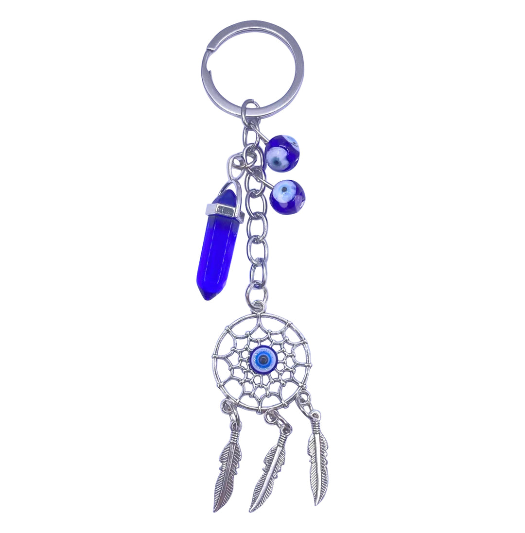 Keychain Dreamcatcher & Evil Eye 5.5"L