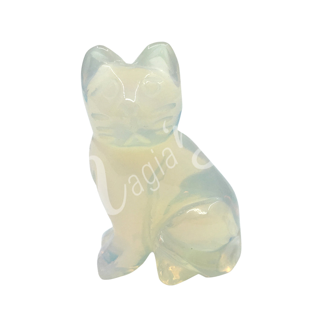 Figurine Cat Opalite 1.5"