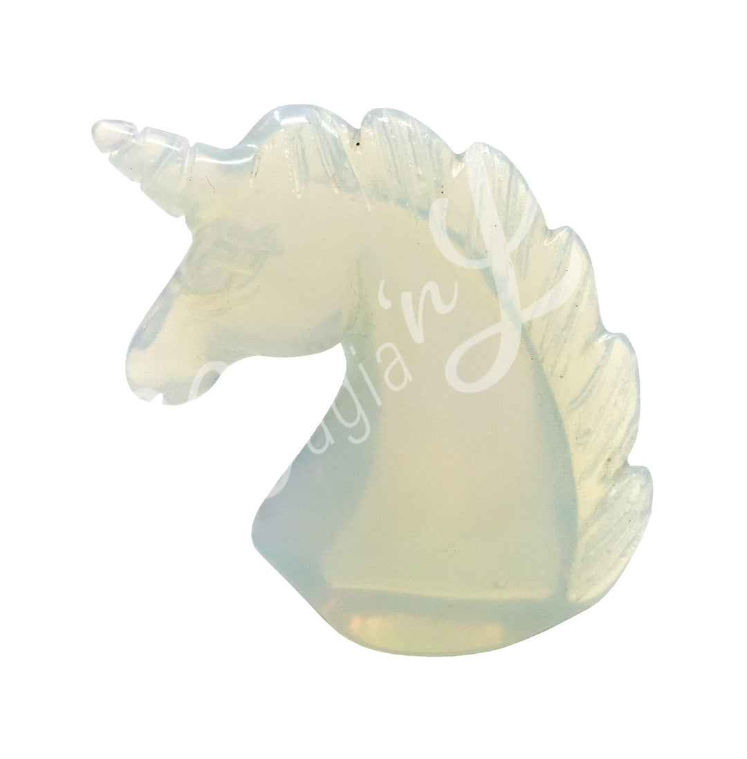 Figurine Unicorn Opalite 2"