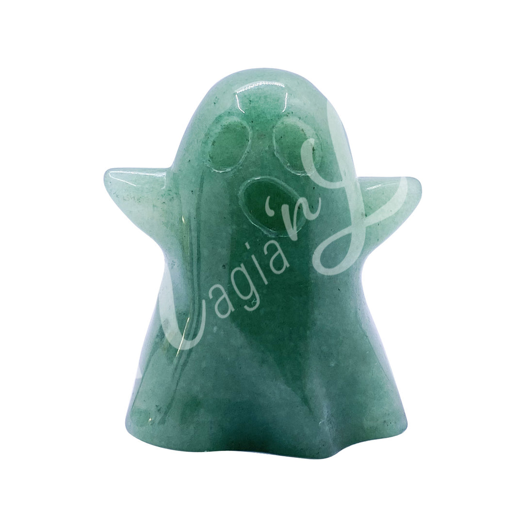 Figurine Ghost Green Aventurine 2"