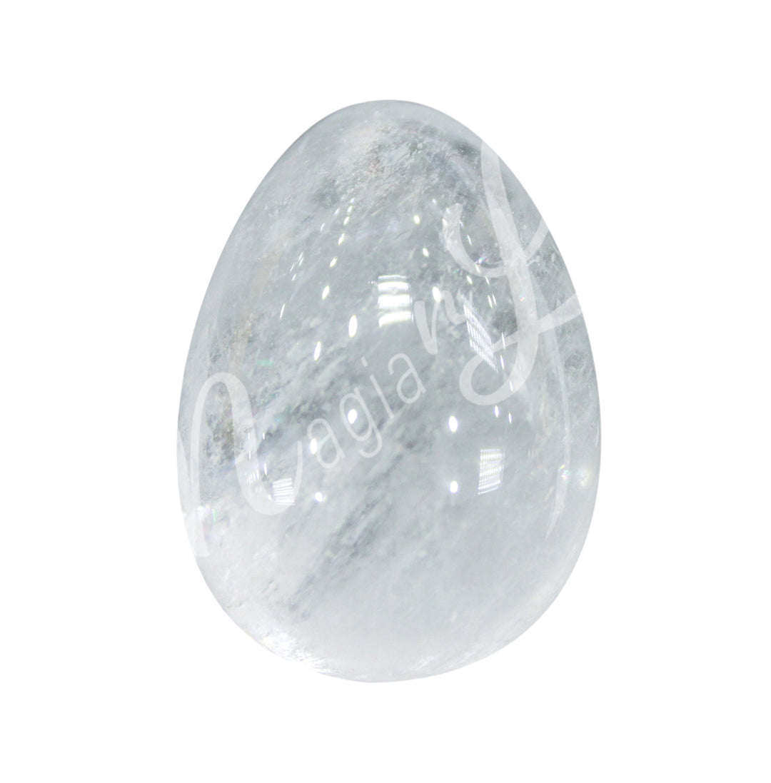 Egg-shaped piece made of Crystal Quartz.