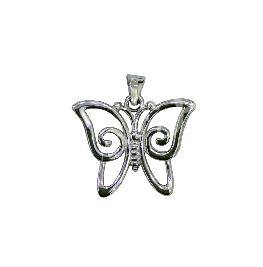 Sterling Silver Pendant Butterfly
