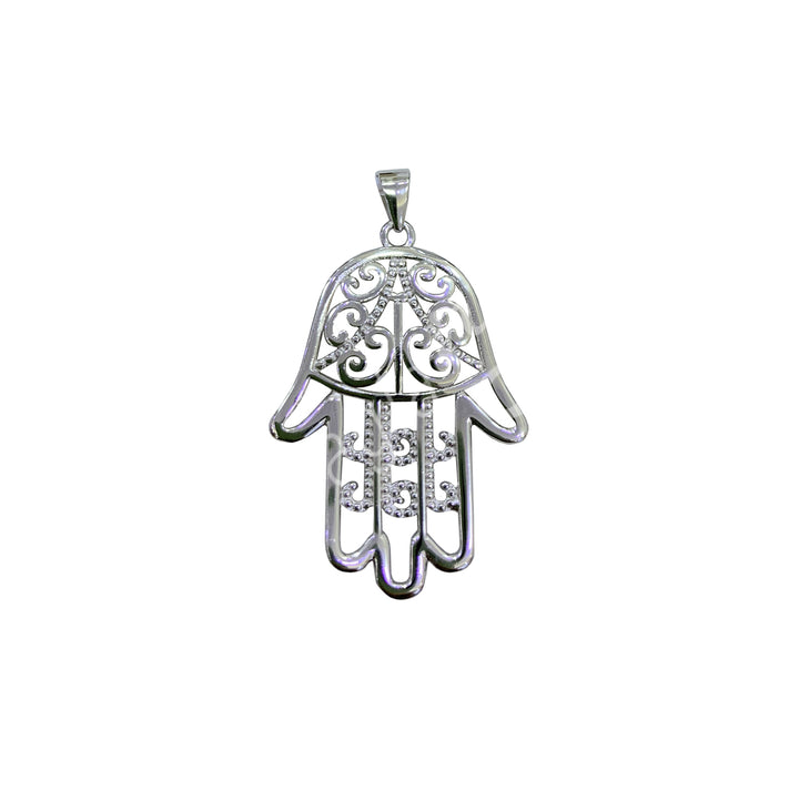 Sterling Silver Pendant Hand of Fatima