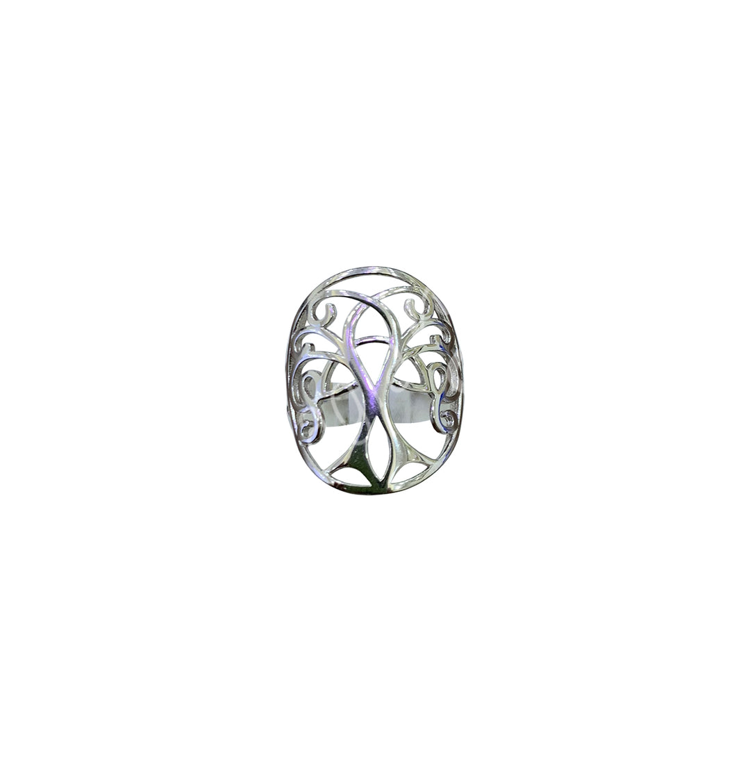 Sterling Silver Ring Celtic Tree of Life