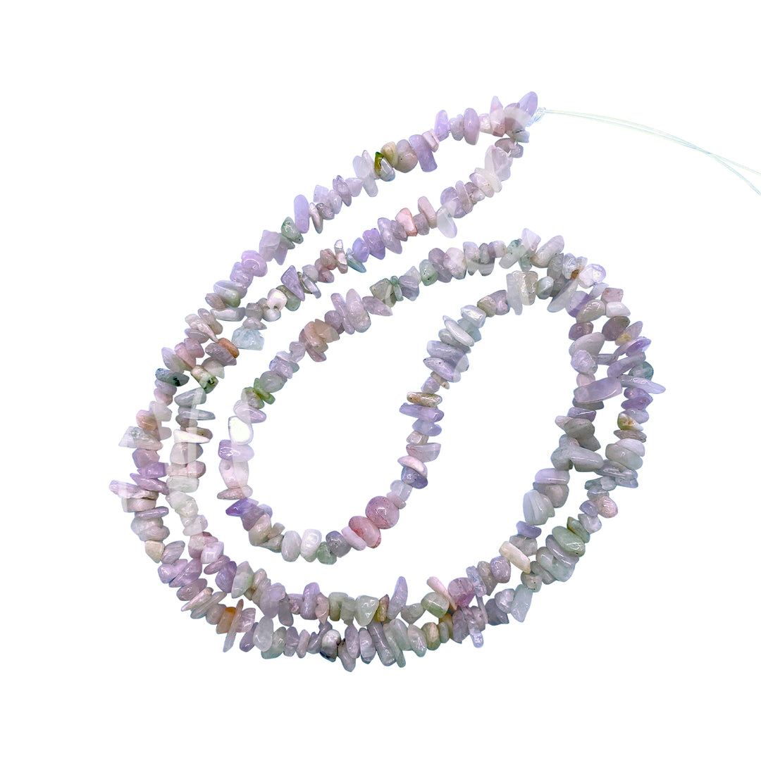Collar de Chips de Kunzita (5-8 mm) 32"