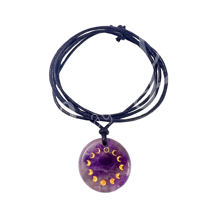 Collar de Amatista con Ciclo Lunar