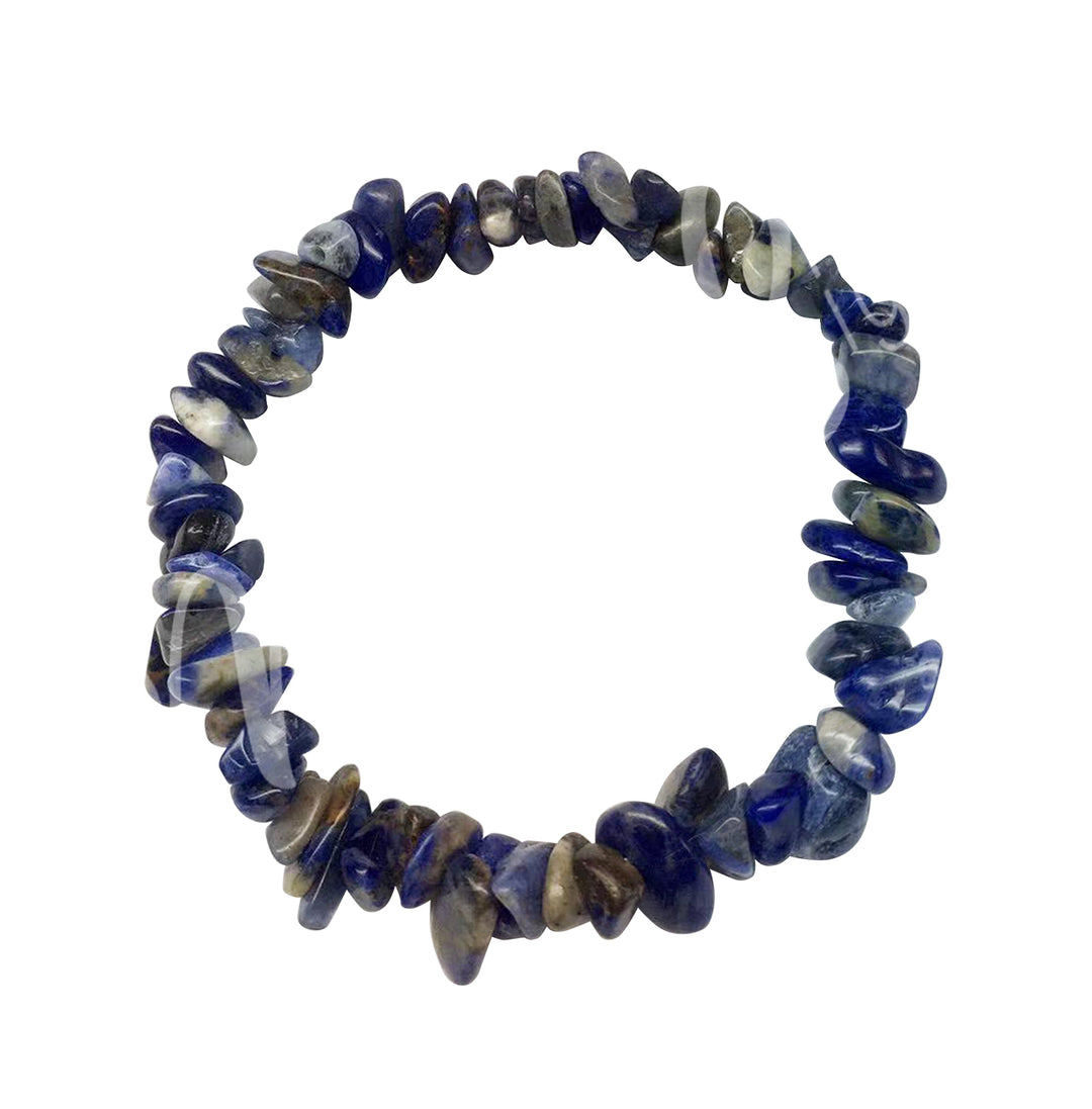 Bracelet Chips Sodalite (5-8mm) 7.5"