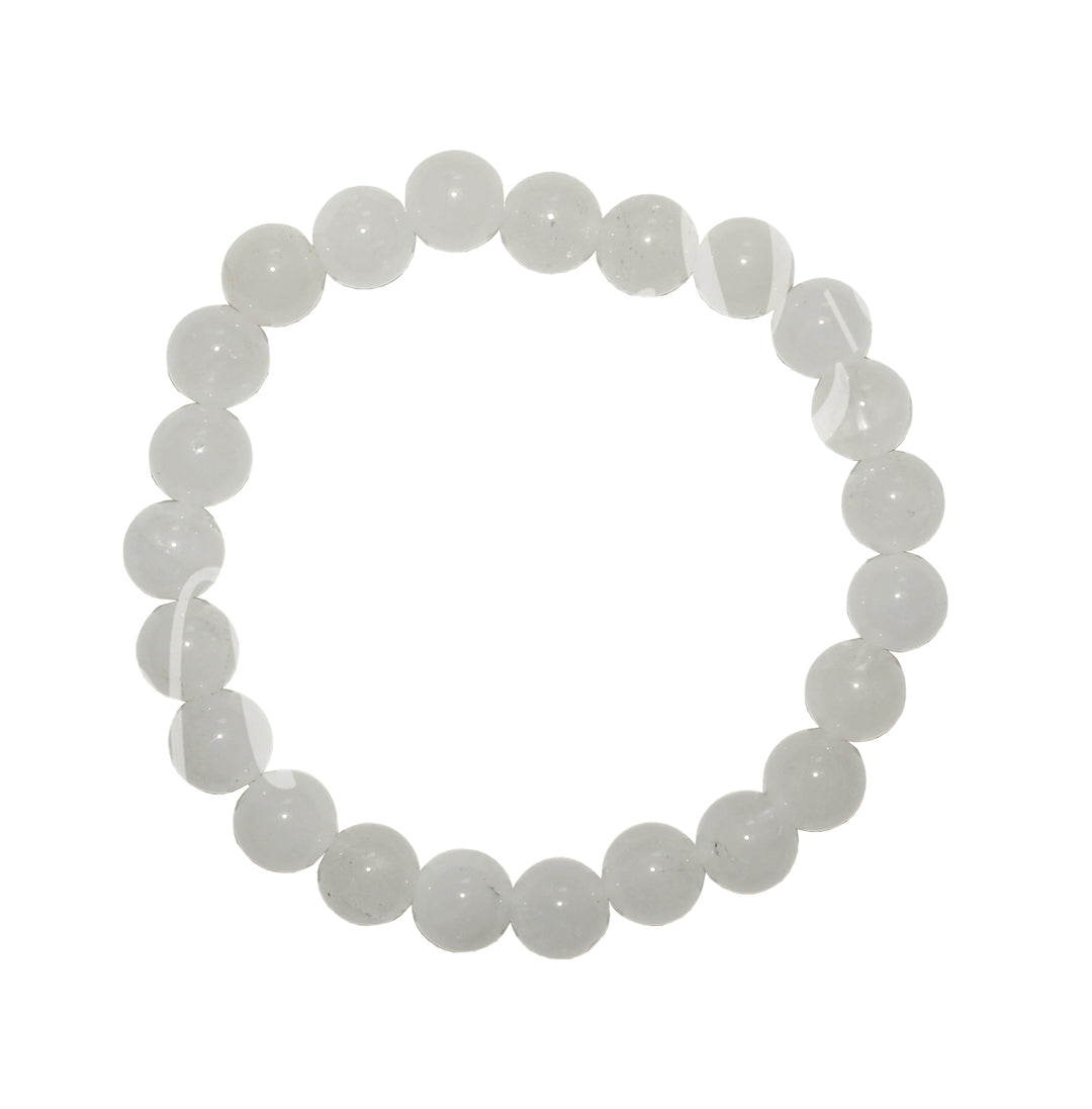 Bracelet Crystal Quartz A (8-8.5mm) 7.15-7.25"