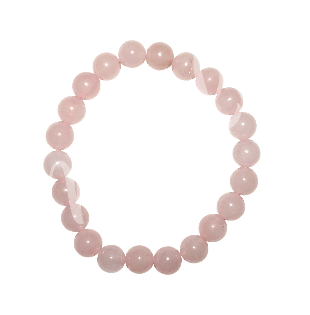 Bracelet Rose Quartz (8-8.5mm) 7.15-7.25"