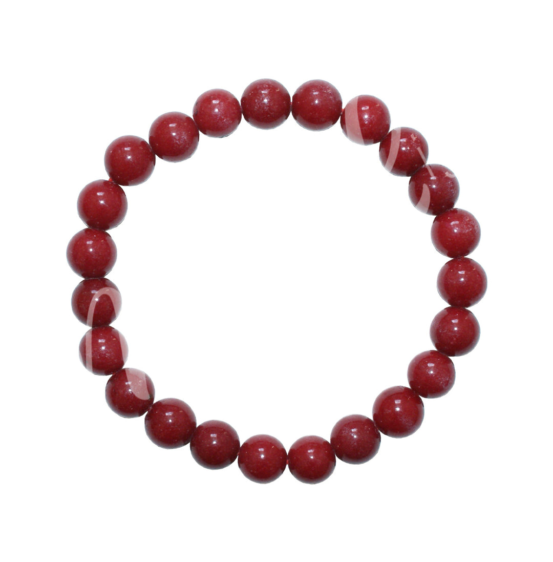 Bracelet Mountain Jade (8-8.5mm) 7.15-7.25"