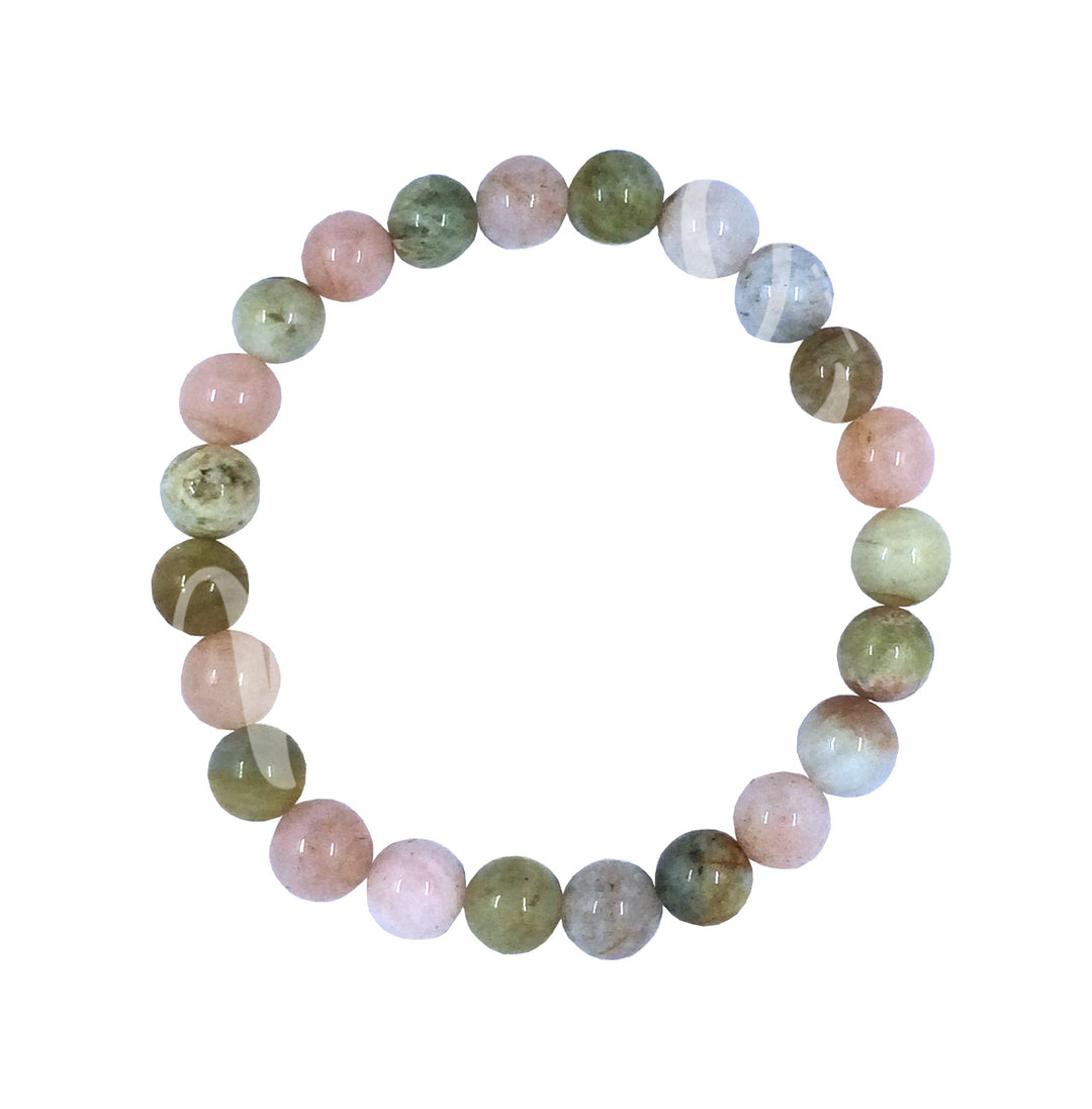 Bracelet Morganite (6-8mm) 7.15-7.25"