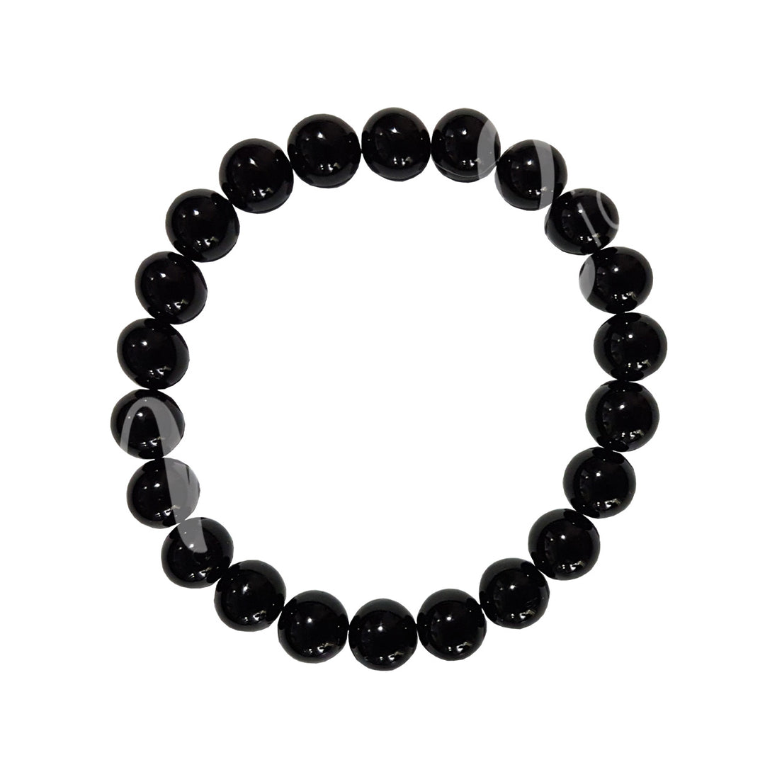 Bracelet Black Tourmaline (8-8.5mm) 7.15-7.25"