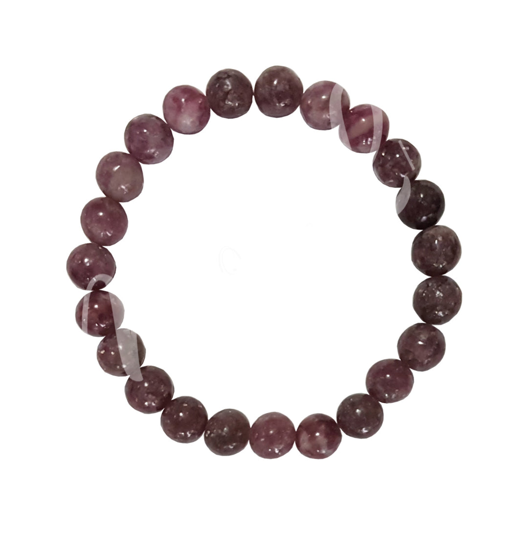 Bracelet Lepidolite (8-8.5mm) 7.15-7.25"