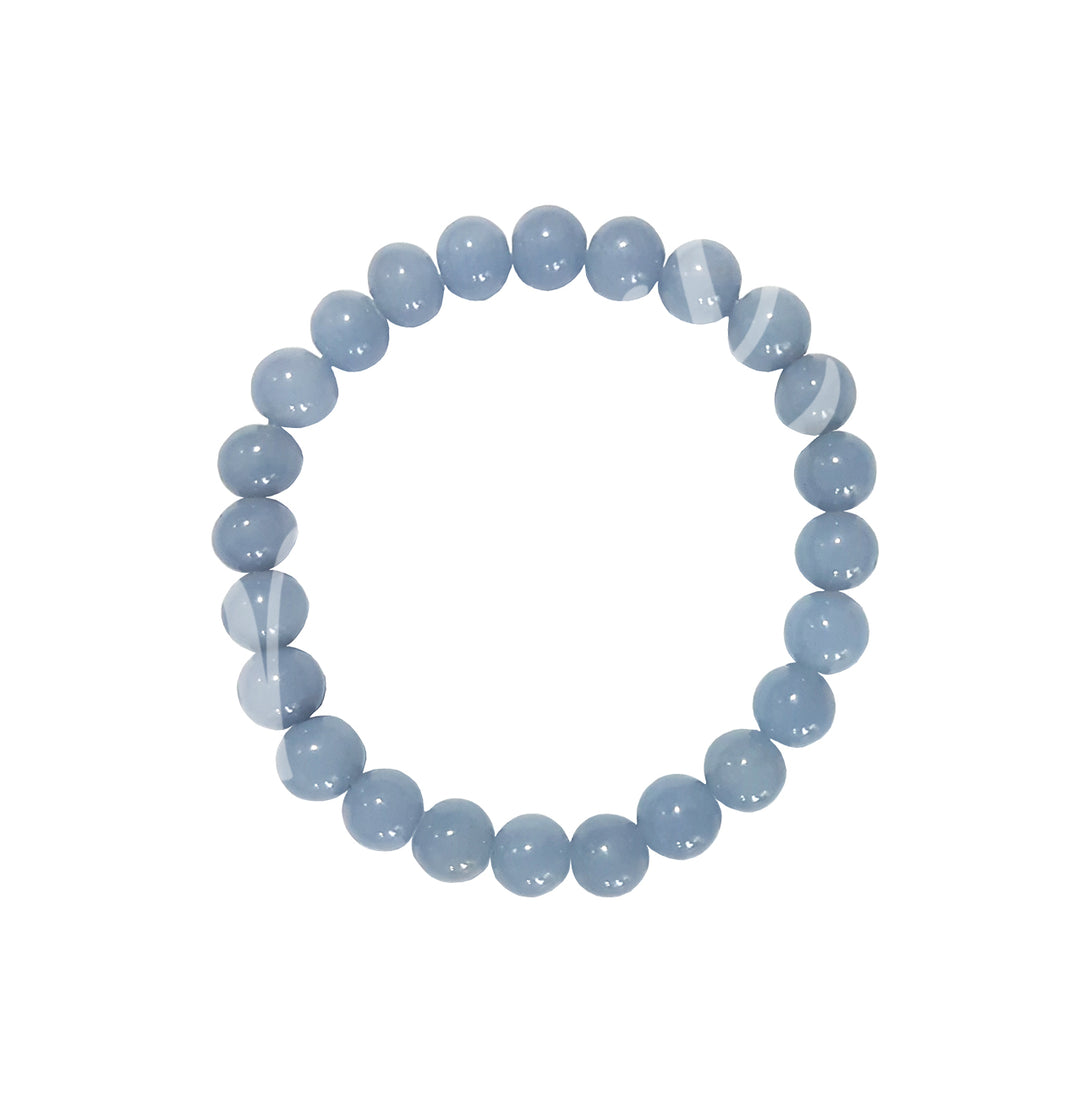 Bracelet Angelite (8-8.5mm) 7.15-7.25"