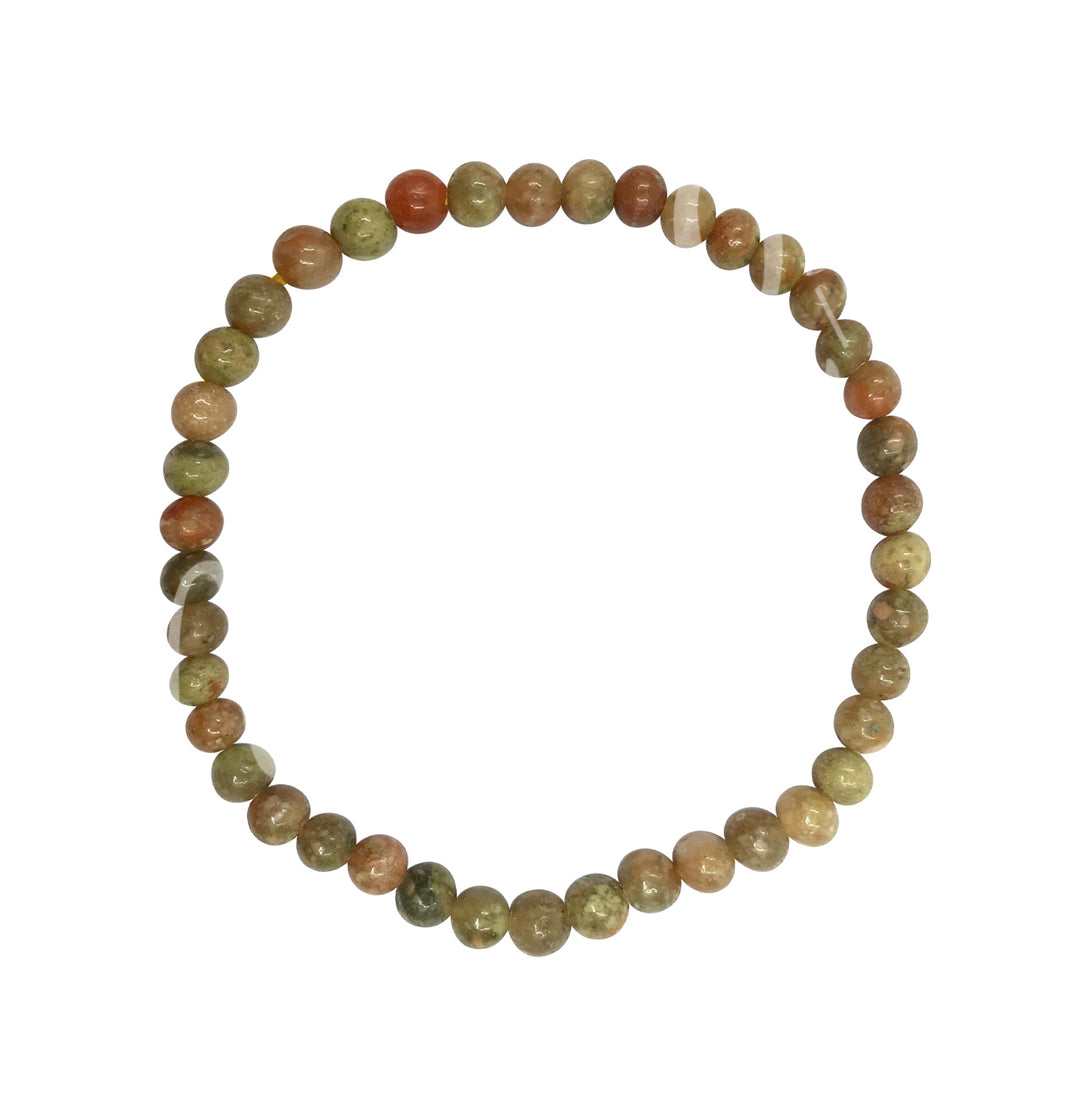 Pulsera de Jaspe Otoñal (4-4.5 mm) 7.15-7.25"