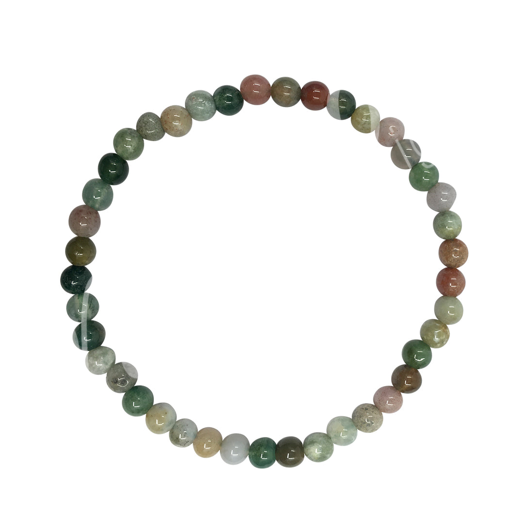 Pulsera de jaspe de fantasía (4-4,5 mm) 7,15-7,25"