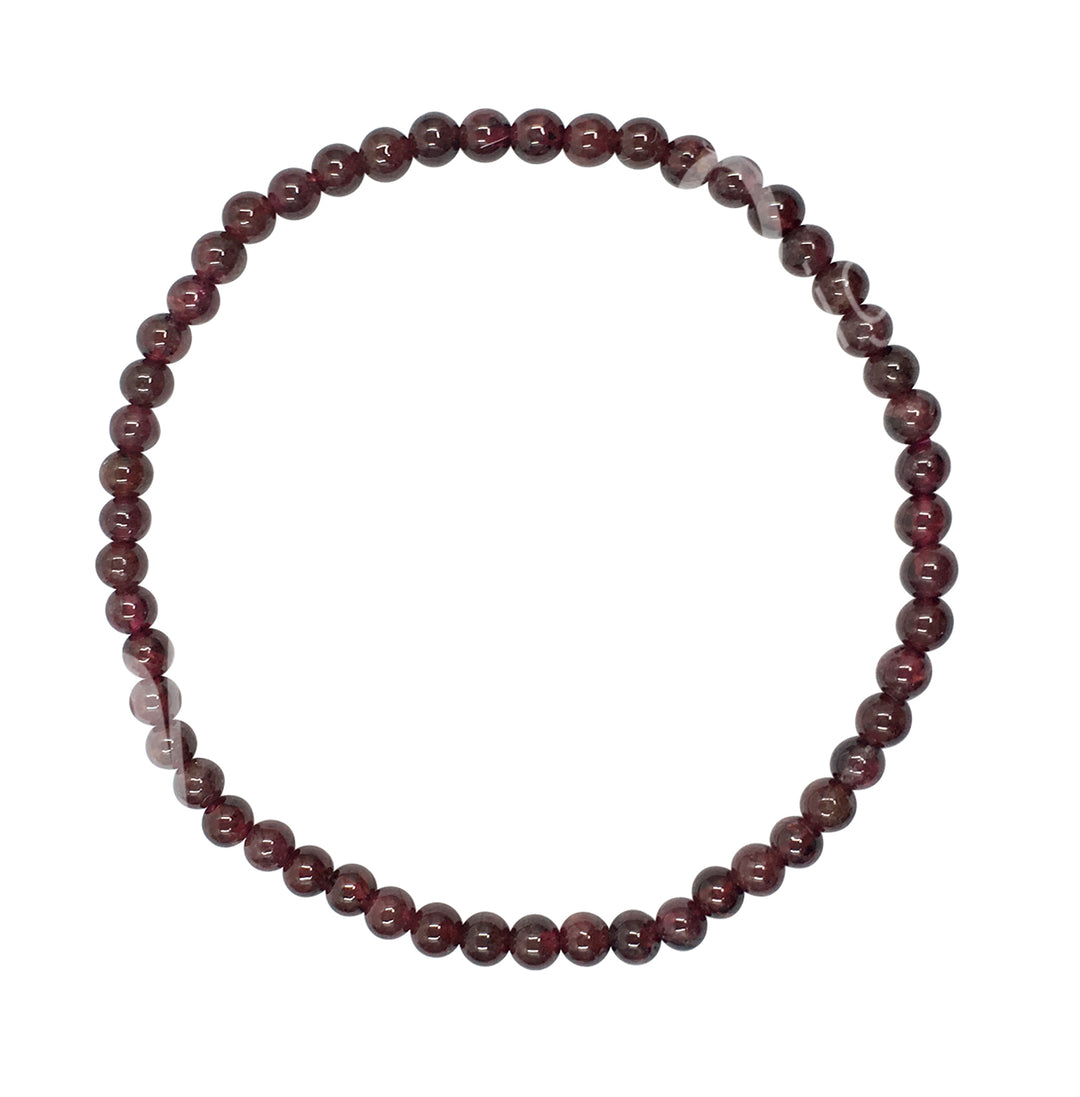Bracelet Garnet (4-4.5mm) 7.15-7.25"