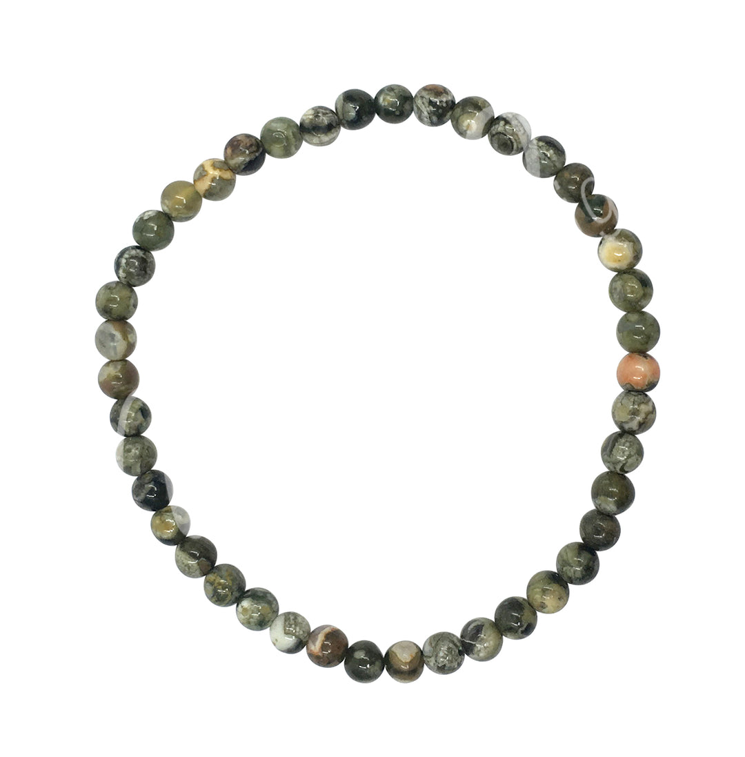 Pulsera de riolita (4-4,5 mm) 7,15-7,25"