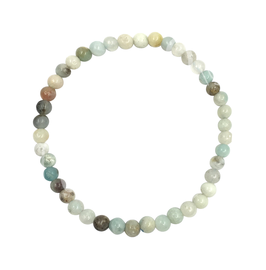 Pulsera de Amazonita (4-4,5 mm) 7,15-7,25"
