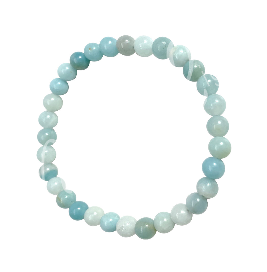Bracelet Amazonite (6-8mm) 7.15-7.25"