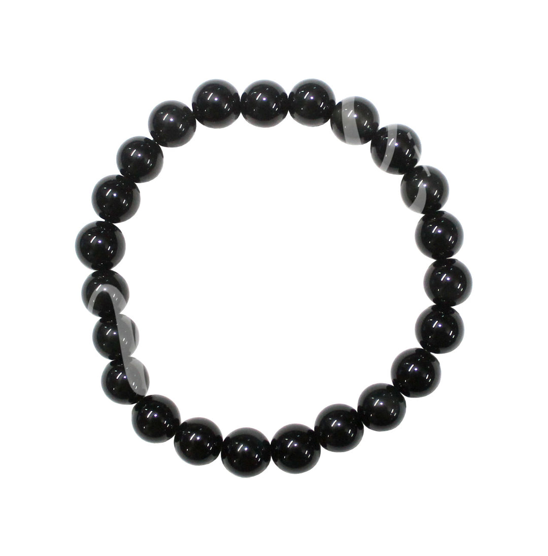 Bracelet Rainbow Obsidian (8mm) 7.15-7.25"