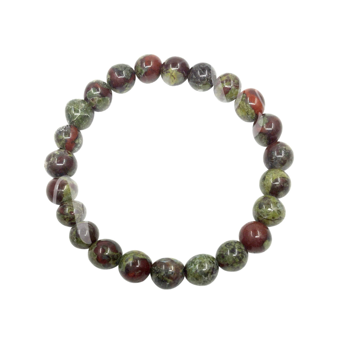 Bracelet Dragonblood Jasper (8-8.5mm) 7.15-7.25"