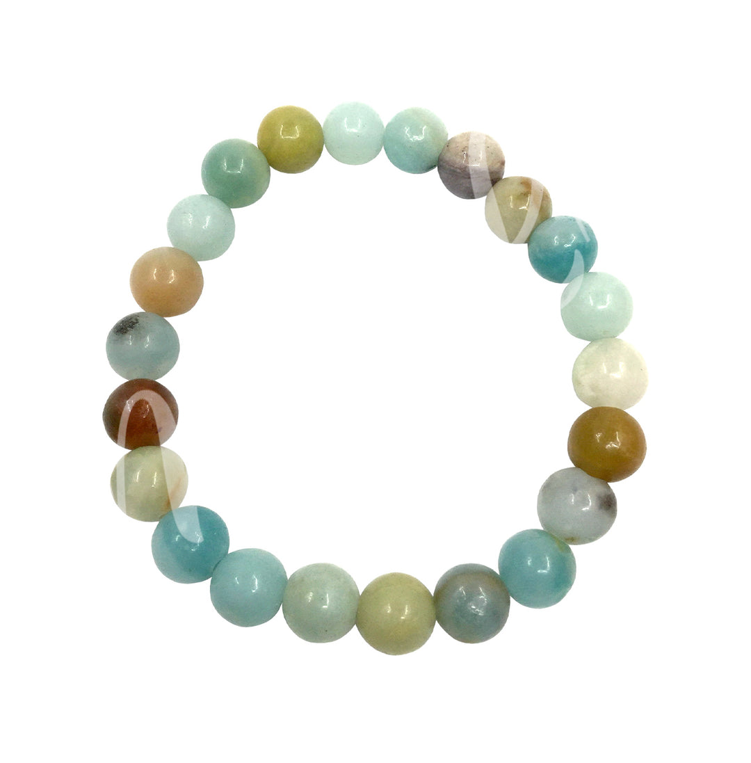 Bracelet Mixed Amazonite (8-8.5mm) 7.15-7.25"
