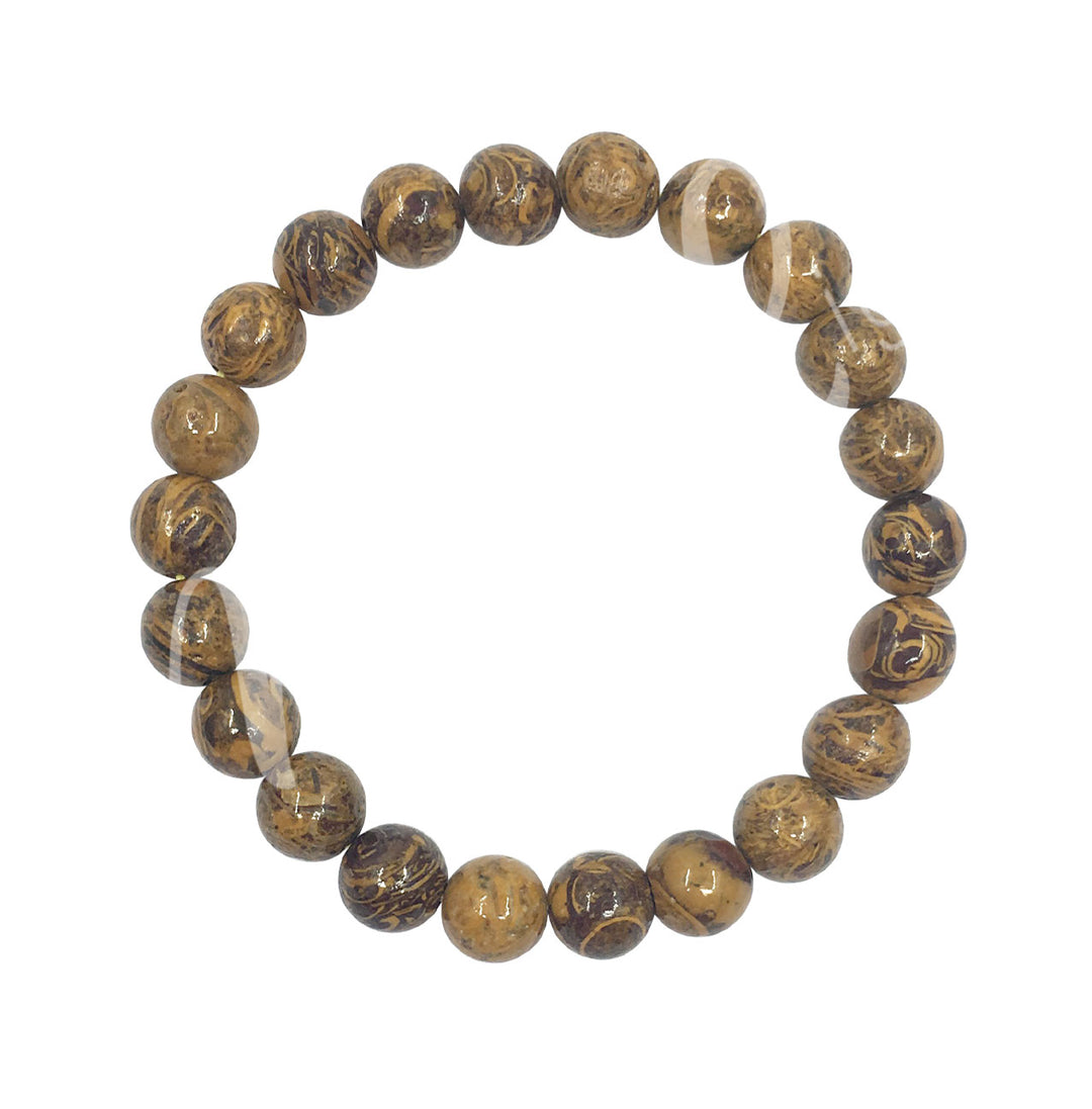 Pulsera Mariam Jasper (8-8,5 mm) 7,15-7,25"