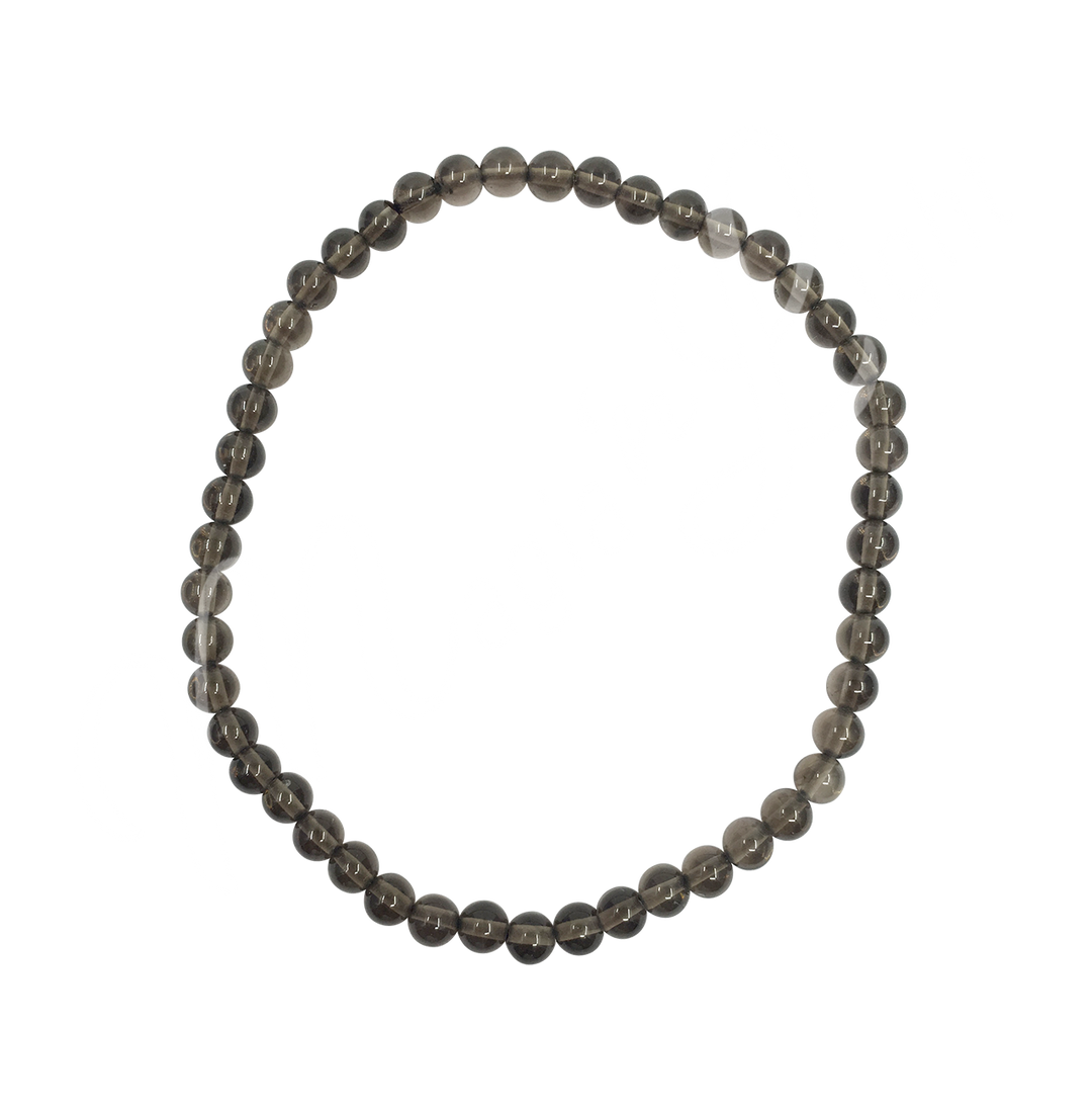 Pulsera de Cuarzo Ahumado (4-4.5 mm) 7.15-7.25″