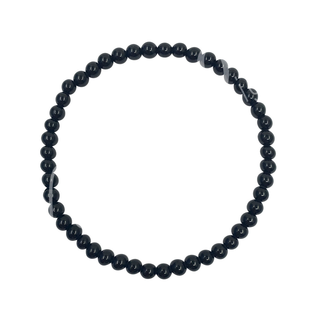 Bracelet Tourmaline, Black (4-4.5 mm) 7.15-7.25"
