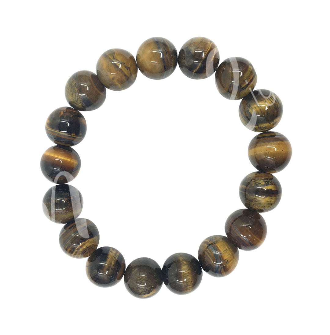 Bracelet Tiger Eye (12mm) 8-8.15"
