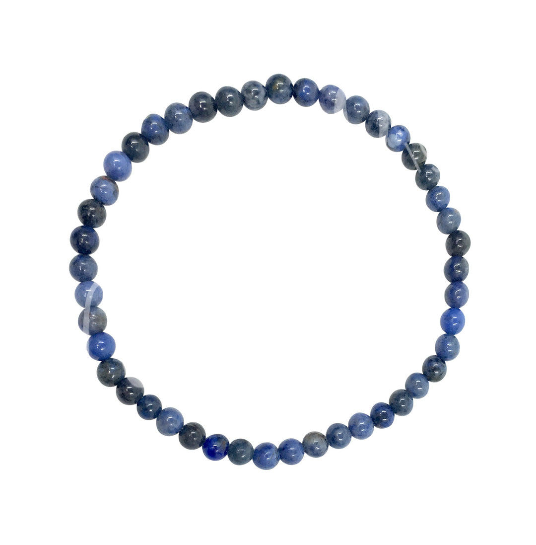 Bracelet Dumortierite (4-4.5mm) 7.15-7.25″