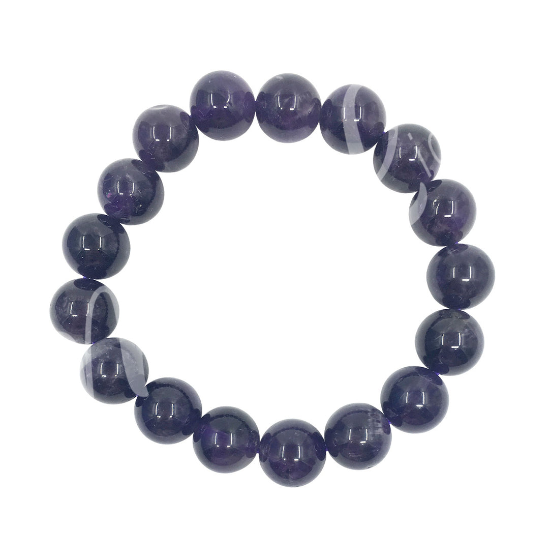 Bracelet Amethyst (12mm) 8-8.15″