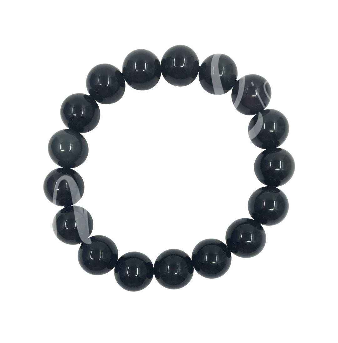 Bracelet Rainbow Obsidian (12mm) 8-8.15"