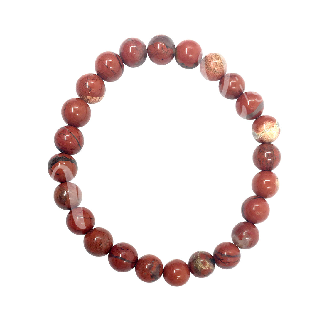 Bracelet Red Jasper (8-8.5mm) 7.15-7.25"