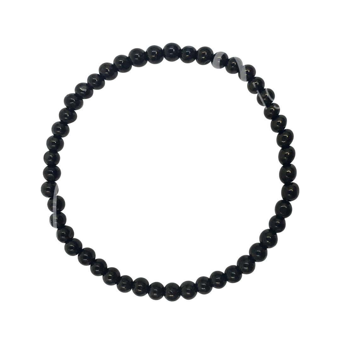 Bracelet Jet (4-4.5mm) 7.15-7.25"
