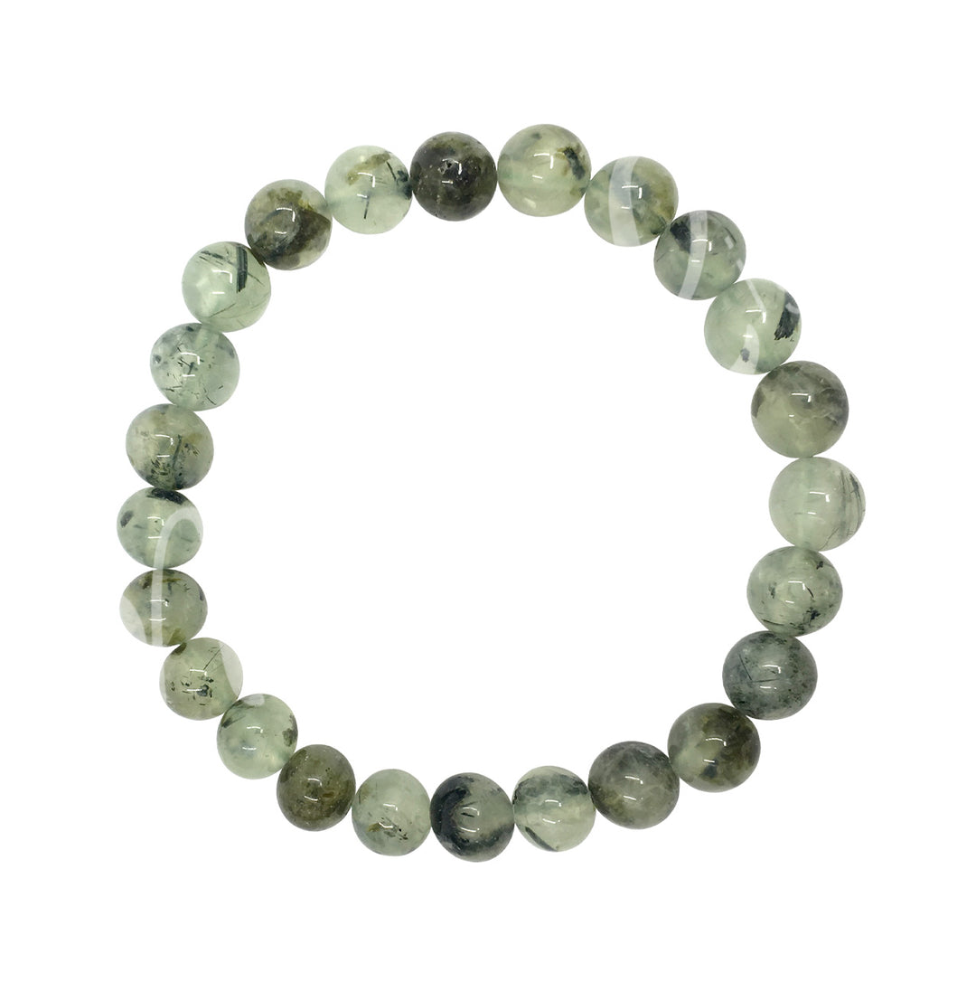 Bracelet Prehnite (7-8mm) 7.15-7.25"