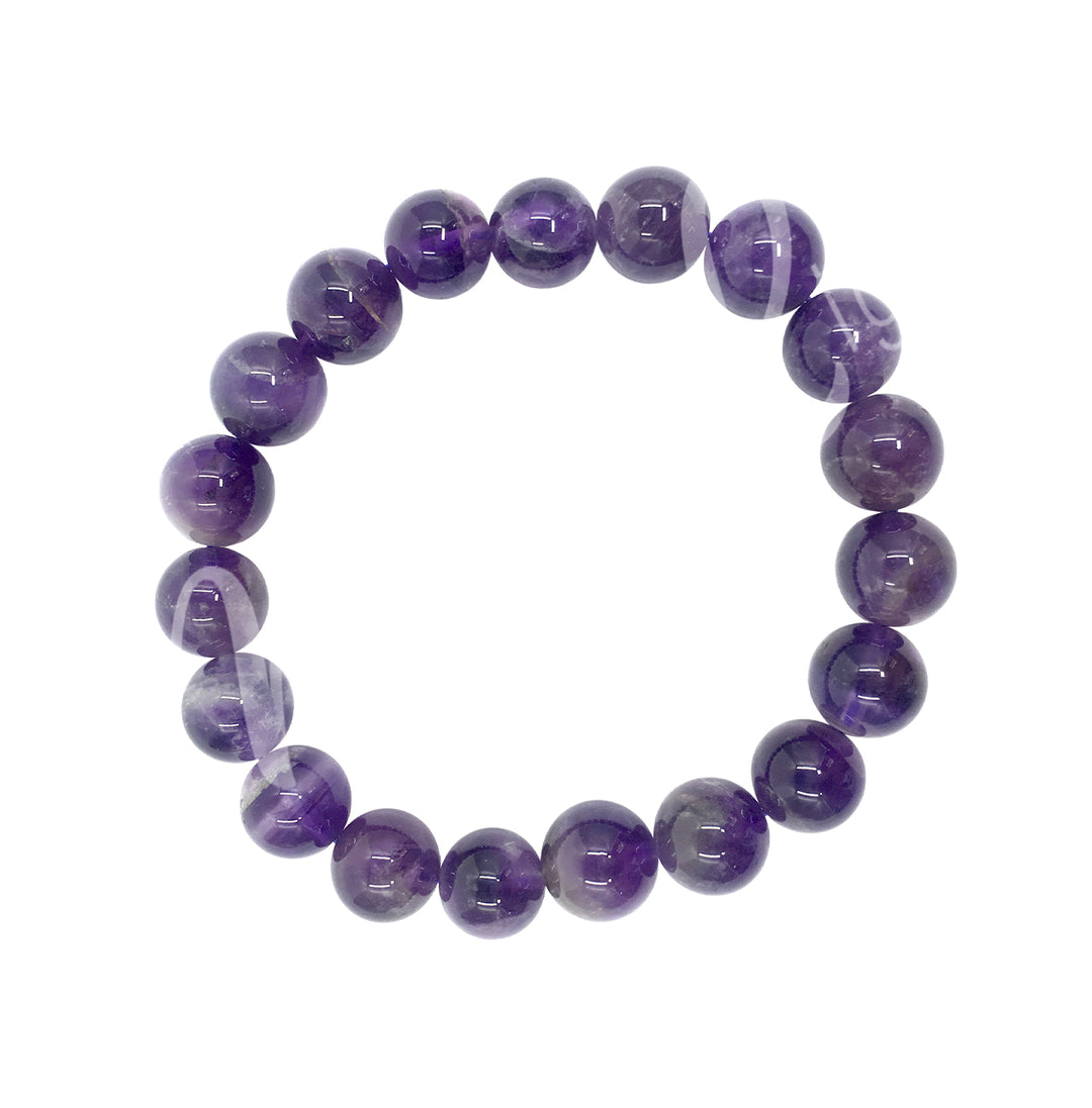 Bracelet Amethyst A (9-10.5mm) 7.45-7.75"