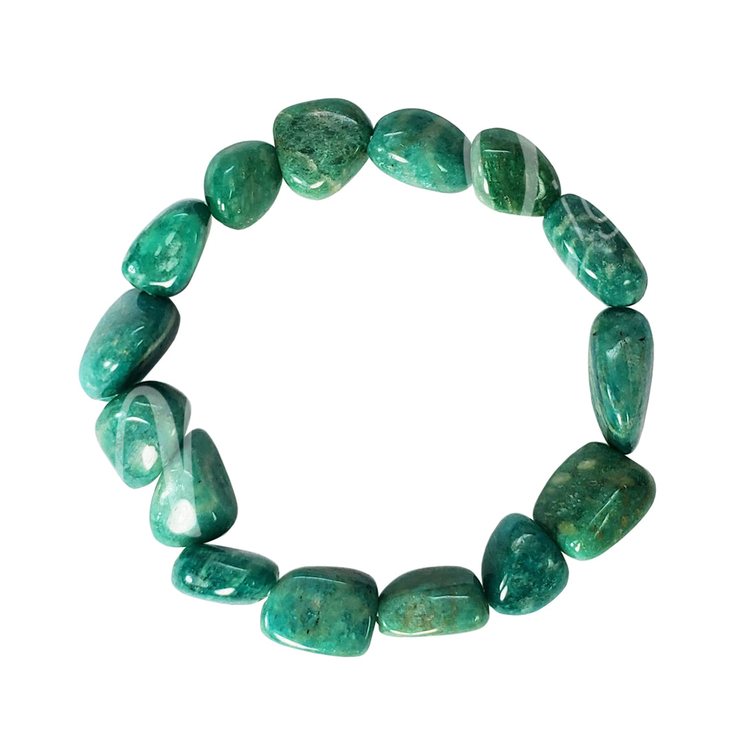 Bracelet Tumbled Stones Russian Amazonite 7-7.5"