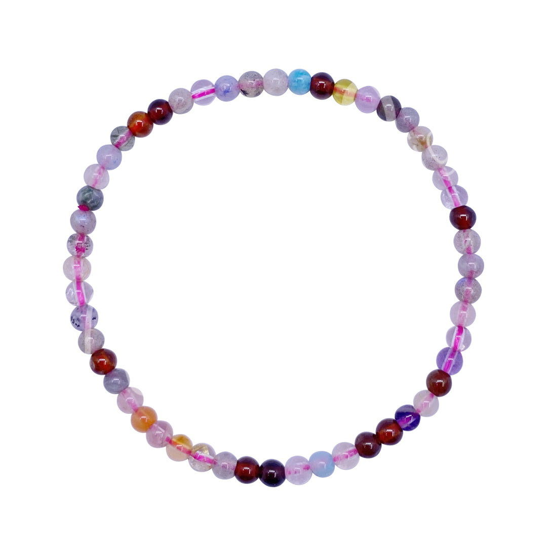 Pulsera Piedras Mixtas(4-4.5 mm) 7,15-7,25"