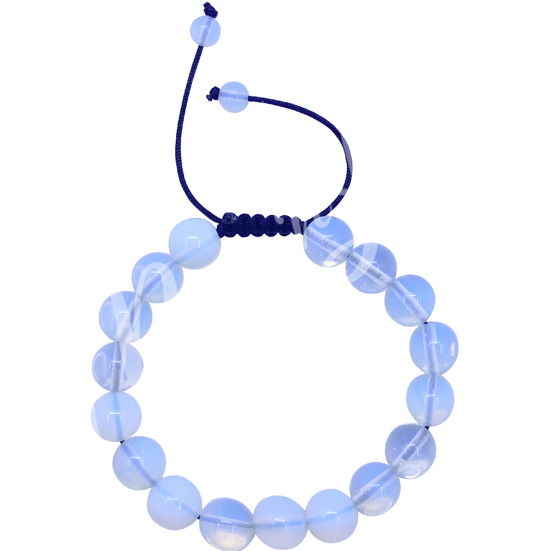 Pulsera ajustable de Opalita (10 mm) 7-11"