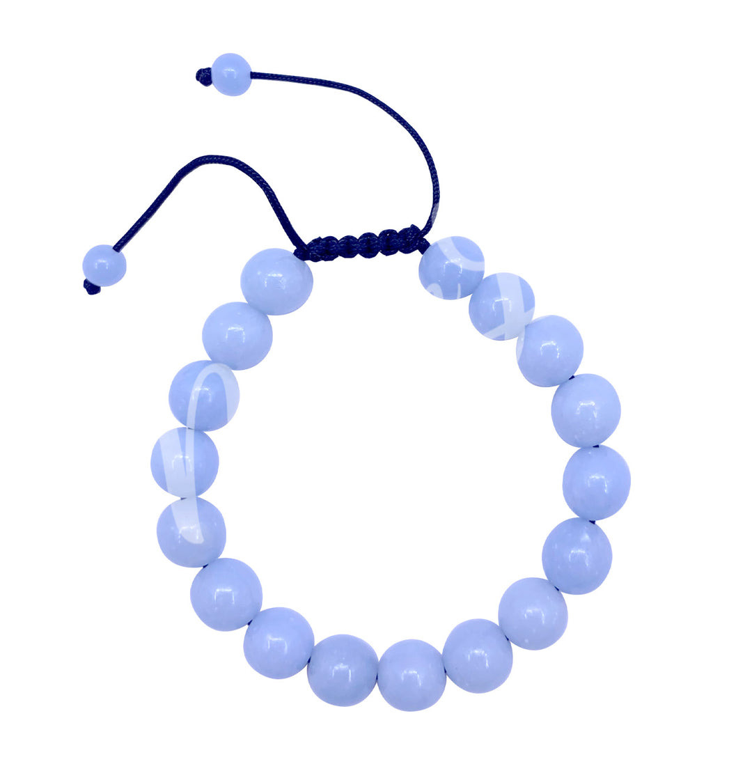 Pulsera ajustable de angelita (10 mm) 7-11"