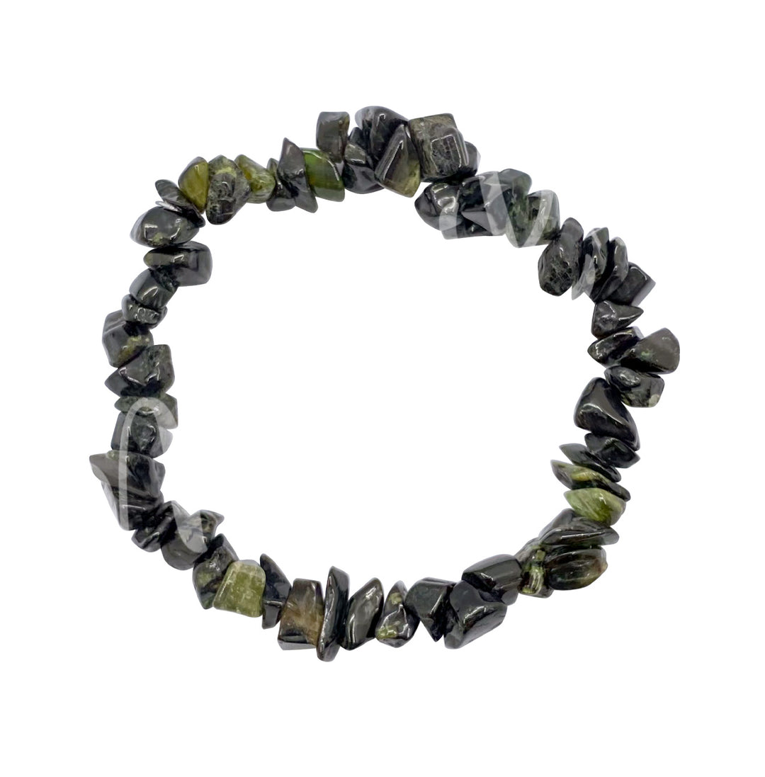 Bracelet Chips Green Tourmaline (5-8mm) 7.5"
