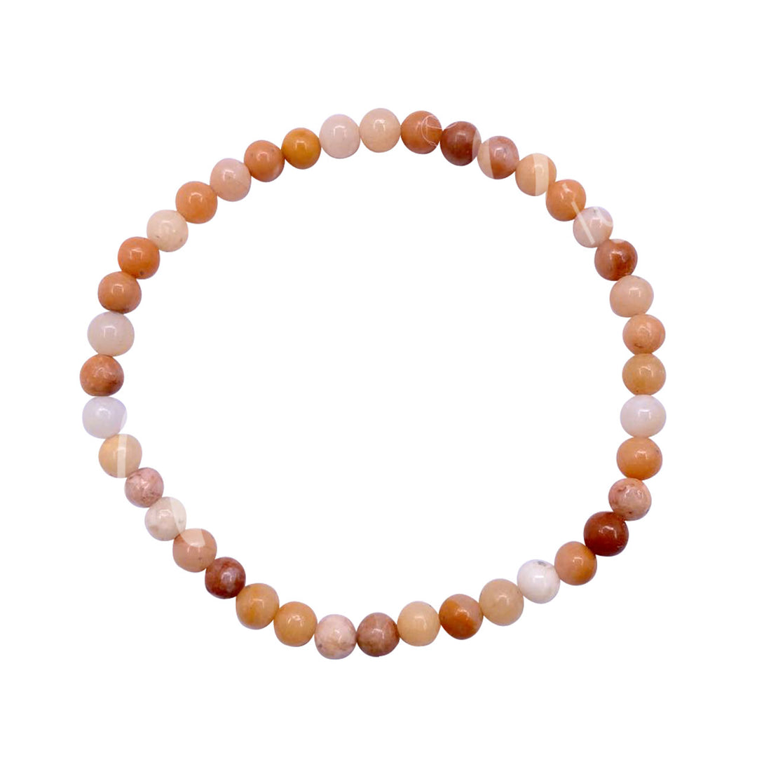Bracelet Orange Aventurine (4-4.5mm) 7.15-7.25″