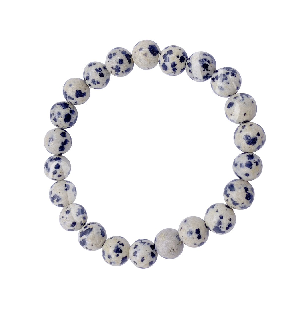 Bracelet Dalmatian Jasper (8-8.5mm) 7.15-7.25"